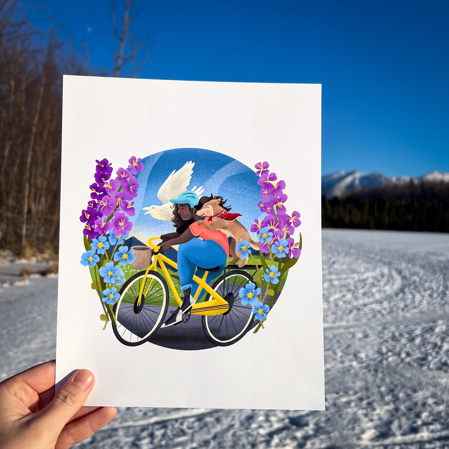 Fireweed Rider - Art Print