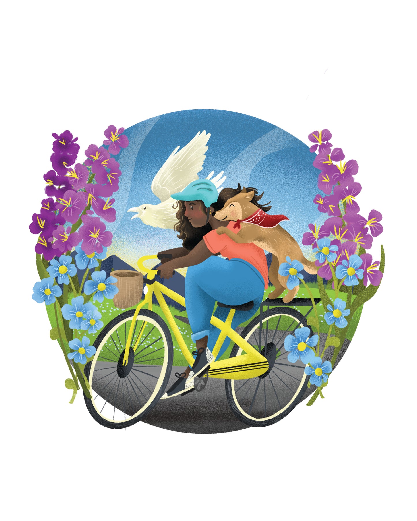 Fireweed Rider - Art Print