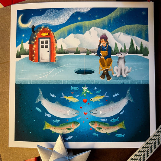 Catch of the Season - Christmas Card