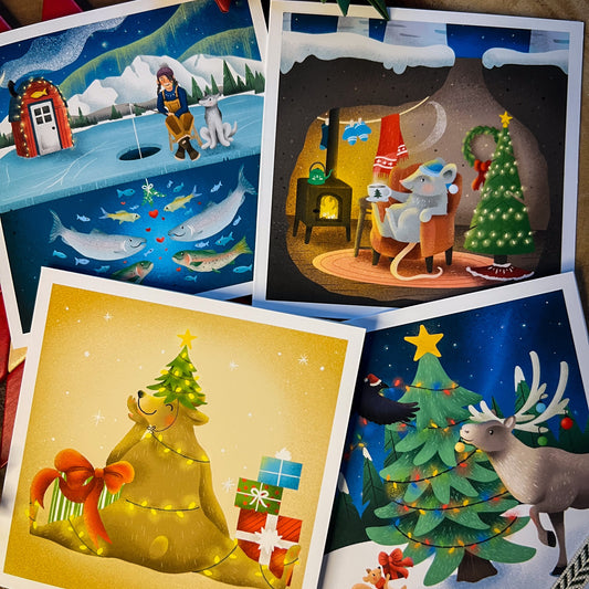 Christmas Card Variety 4-Pack