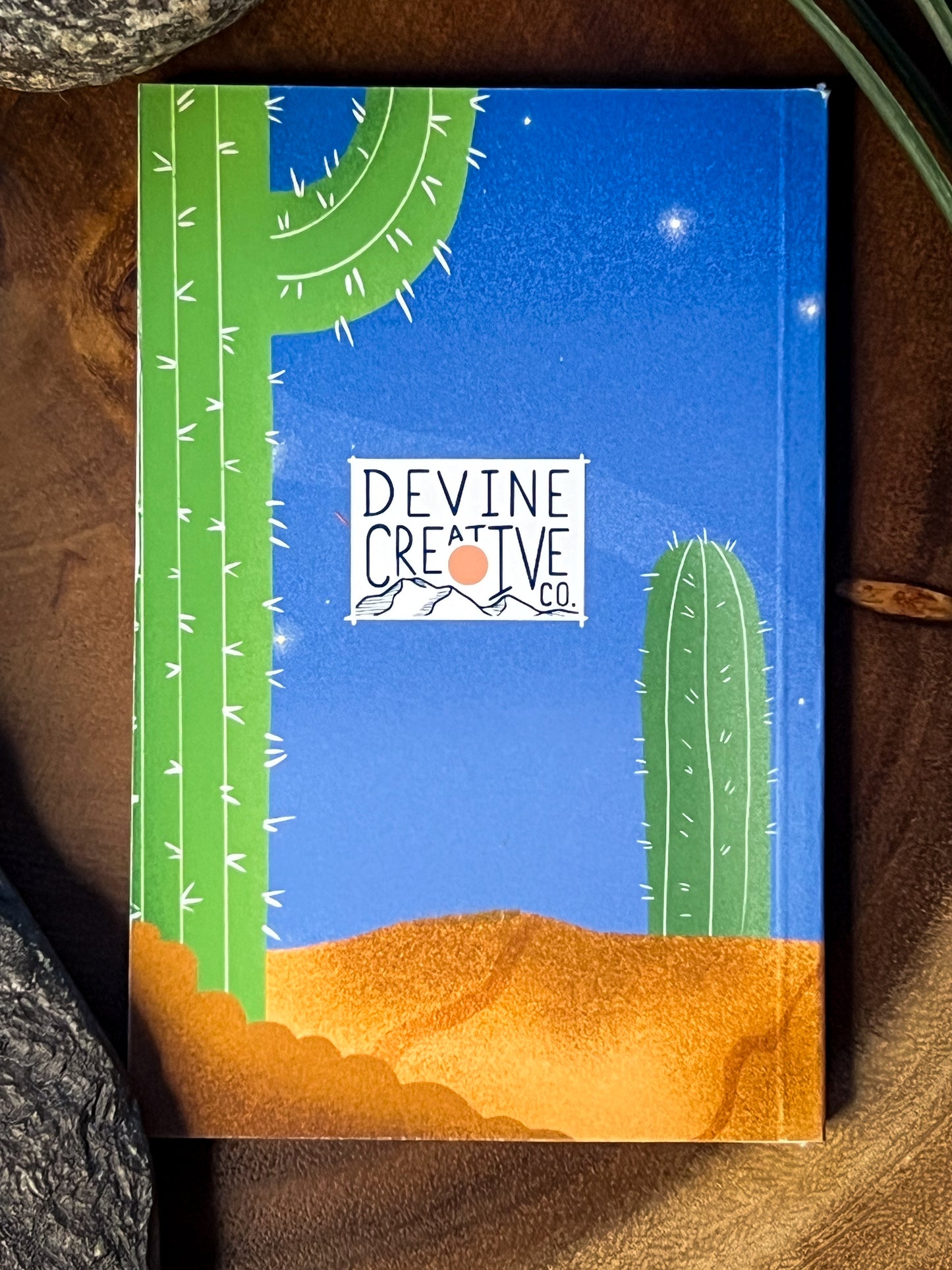 Owls Under the Cactus Moon - Notebook