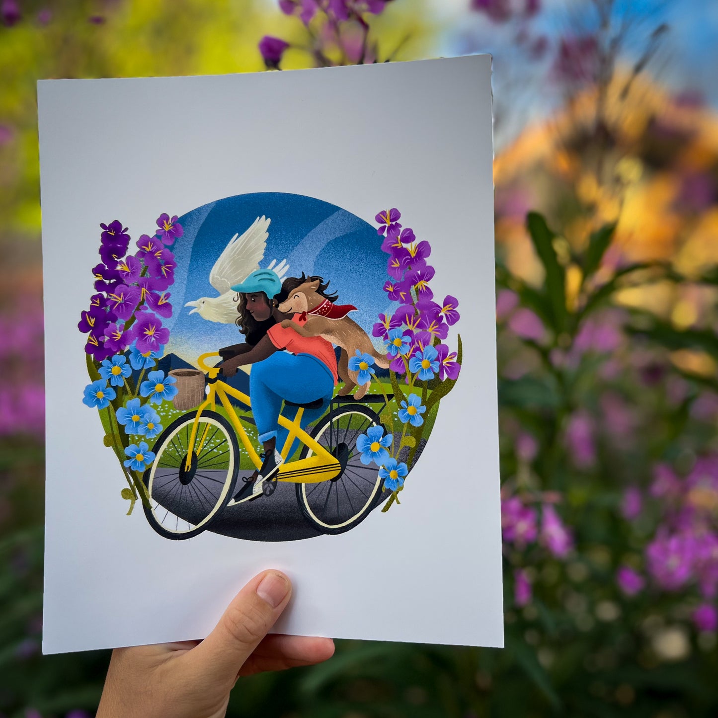 Fireweed Rider - Art Print